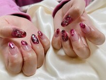 キキネイル たまプラーザ店(kikinail)/ホログラムボルドーネイル