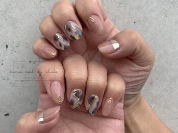エマネイル バイ チュラ(emma nail_by chula)/ニュアンス/透け感/ミラー