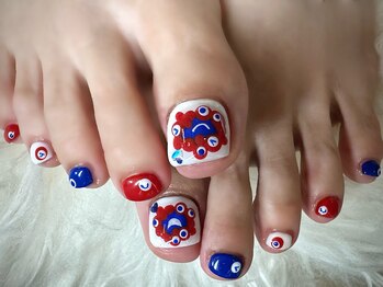 アミュリー ネイル アトリエ(Amury nail atelier)/ミャクミャク 万博 持ち込み