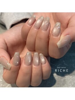 リッシュ(RICHE)/冬のフラッシュマグネットネイル