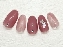 サニーサイド ウィズ マキア 茅ヶ崎店(Sunnyside with MAQUIA)/春色ピンクネイル