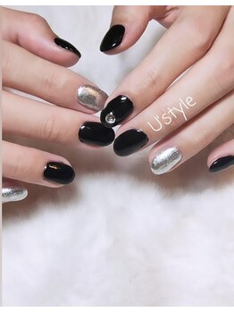 ユーズスタイル(U’style)/ブラック×シルバー