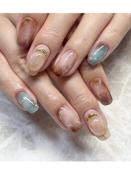 ルシア(LUCIA)の写真/決められた定額メニューではなくお持ち込みデザインも出来るのでお客様に寄り添ったネイルが楽しめます♪