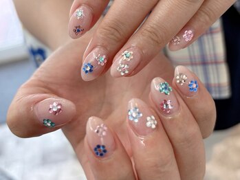 ベレッツァ 折尾店(Bellezza)/お花ストーンネイル