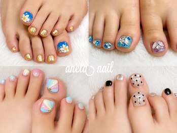 アネラネイル(anela nail)の写真/【限定デザイン￥7,780】【specialフットケア＋デザインフリーフットネイル￥12,700】足裏をツルツルケア！