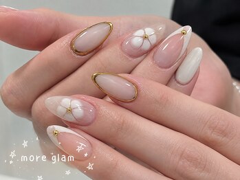 モアグラム 銀座店(More Glam)の写真/最新のトレンド韓国ネイル&ワンホンネイルが豊富◎デートやイベントはとにかく可愛く!オフィス/パラジェル