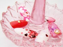 ネイルルーム アイボリー(nail room ivory)/ハートネイル