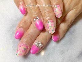 贅沢アートの褒められネイル39