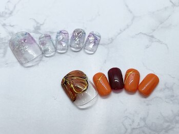 タネモト(Tanemoto)/6月フットネイル¥6600