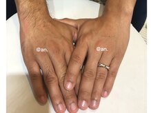 アン(an.)/メンズ手の甲、指ワックス脱毛