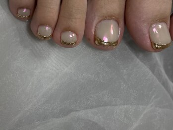 エル(alle.)/ミラーフレンチネイル♪