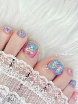 ファラウェイネイル(Faraway nail)/ゆめかわフットネイル☆
