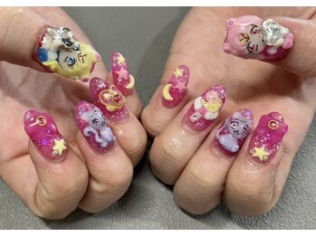 ネイルサロン ブリリアント(Nail Salon Brilliant)/アート4＋キャラネイル6