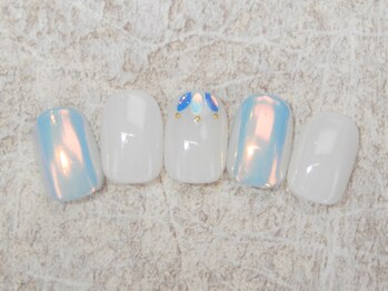 艶ミラーネイル