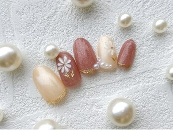 ノット 末広店(Knot)の写真/《シンプル×高技術》自爪を美しく魅せるフォルムにこだわりあり！春の光に映える艶やかな指先で気分もUP♪