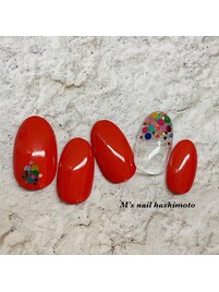 定額制ネイル*4月