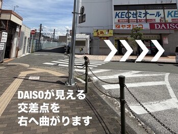 リアン/王寺駅からサロンまでのご案内