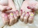 フラッシュ　花　秋色　紅葉
