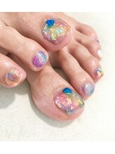 サロンドフォーエイチ(salon de 4H)/ぷっくりアートの人魚の鱗