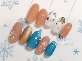 クリスマスネイル