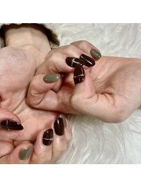 大人カッコイイネイル¥7500