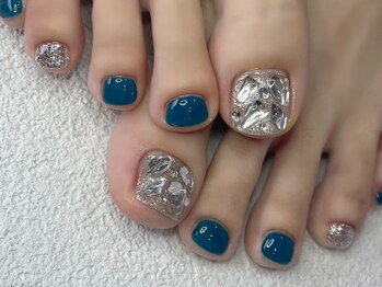 マウムネイル(maeum nail)の写真/トレンド感のあるフットネイルでさらにオシャレを楽しもう♪サンプルもご用意◎持ち込みも勿論OK★