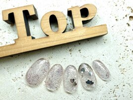 定額S-14 クリアの中のハート