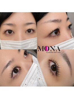 アイラッシュ ビューティー ラボ モナ(MONA)の写真/あなただけの似合わせeyeをご提案!目元に馴染む自然なまつげパーマ/エクステで理想のお目元を実現します☆
