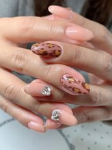 エスビューティー(es.beauty)/ビジュー×レオパード