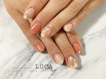 ネイルアトリエルカ(nail atelier LUCA)/C-52 大人可愛いシェルネイル