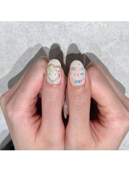 ビューティマーケット アングゥ(BEAUTY MARKET ungu)/NewYear nail!!