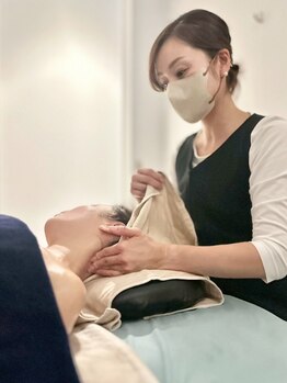 アンジュ(A’NGE)の写真/「全身ボディオイルトリートメント/初回70分¥5,500」その日の体調に合わせた3種類のアロマをブレンド♪