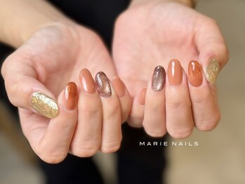 マリーネイルズ 心斎橋店(MARIE NAILS)/新規様¥6,600 &nbsp;ベージュ 1127b