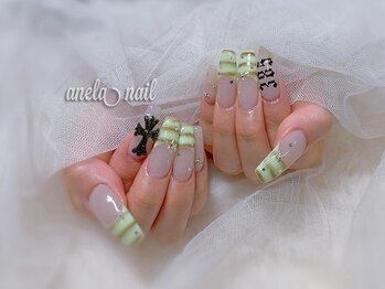 アネラネイル(anela nail)の写真/【写真:長さ出し+フリープラス】チップ/ジェル/アクリルご用意◎ご要望に沿った方法をご提案いたします!