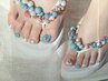 FOOT【マニキュア派の方へ】足指先をしっかりケア＋マニキュアカラー￥6600