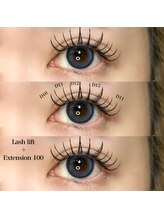 ライル(RILE)/ラッシュリフト＋エクステ100本