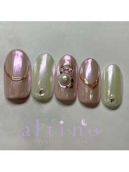 アルティノ ネイル ガーデン(altino nail garden)/キラキラストーンデザイン