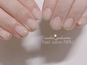 リル(RIRU)/ラメフレンチネイル