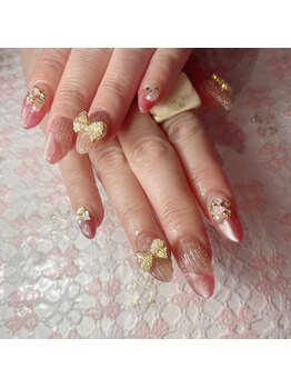 キラキラバカラネイル♪