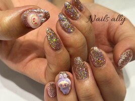 ラブブ×埋め尽くし×グリッター