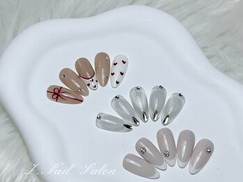 ゼットネイル(Z.Nail)/定額デザイン/バレンタイン