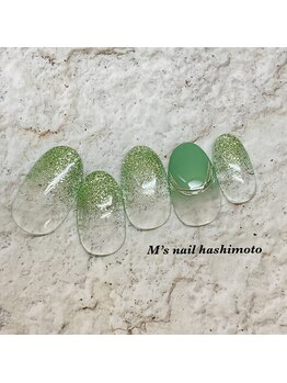 エムズネイル 橋本店(M's Nail)/定額制ネイル*4月