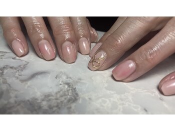 メテ(mete)/桃ネイル