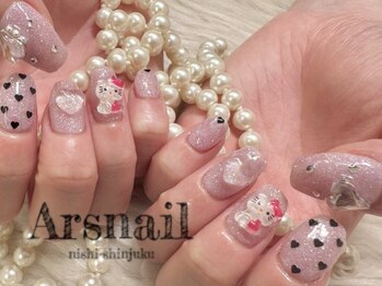 アルスネイル(Ars nail)/ピンクラメネイル