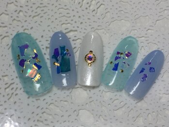 ネイルサロン リリオ(Nail Salon Ririo)/透け感ホロネイル