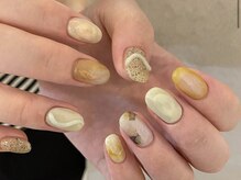 アイネイルズ 天神今泉店(I-nails)/【misa.s】イエローニュアンス