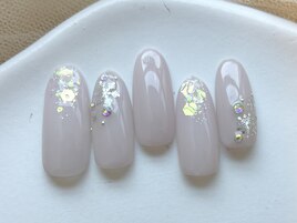雪ネイル