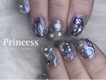 プリンセス(Princess)の写真/【豊富なカラー＆パーツつけ放題メニューあり★】大人気痛ネイルやワンホンネイルがお得に♪再現性、持ち◎