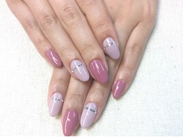 NO-133　ピンクオフィスネイル