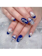 ティージェー ネイル(TJ Nail)/付け放題チェックネイル
